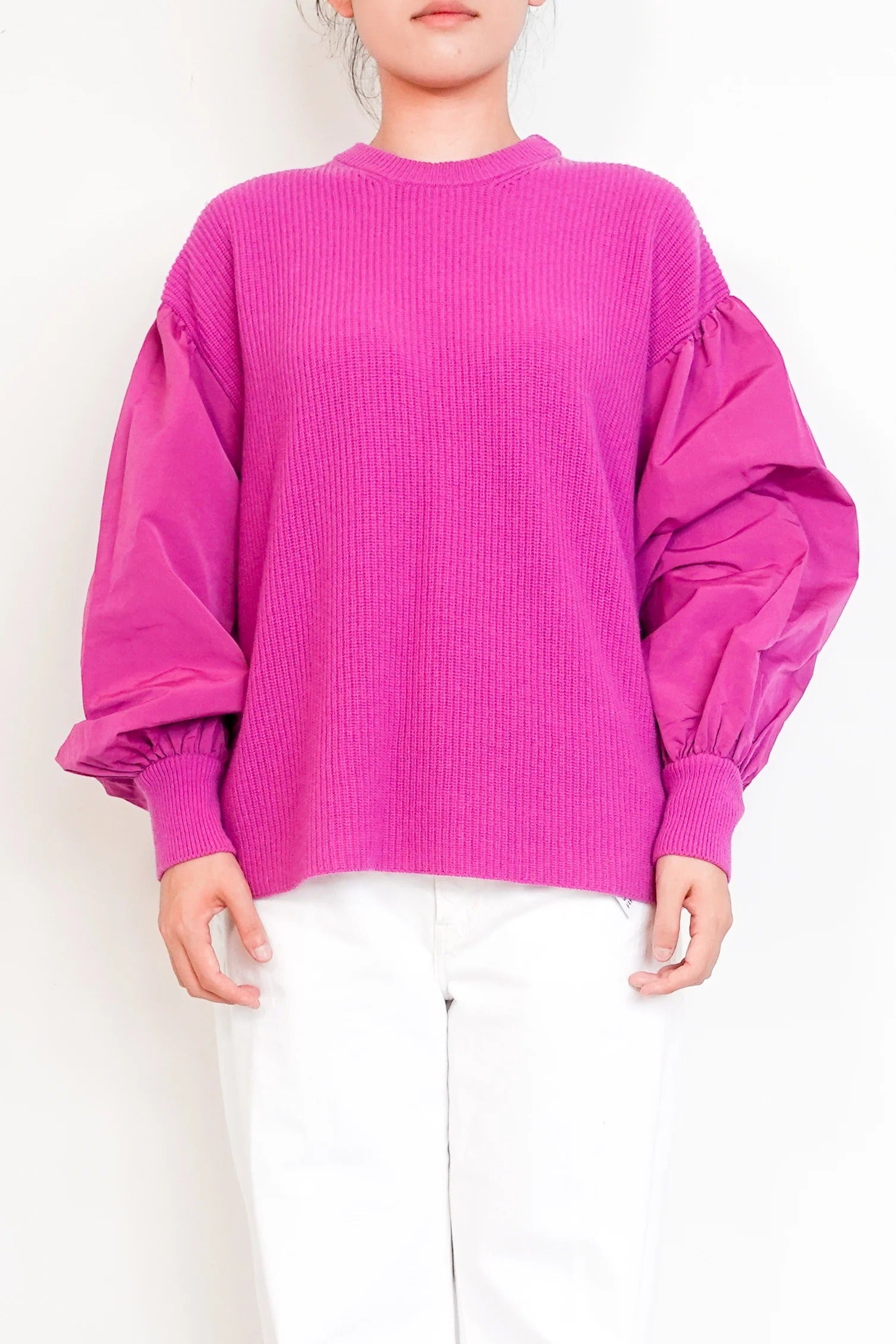 Women's Purple Wool Jumper