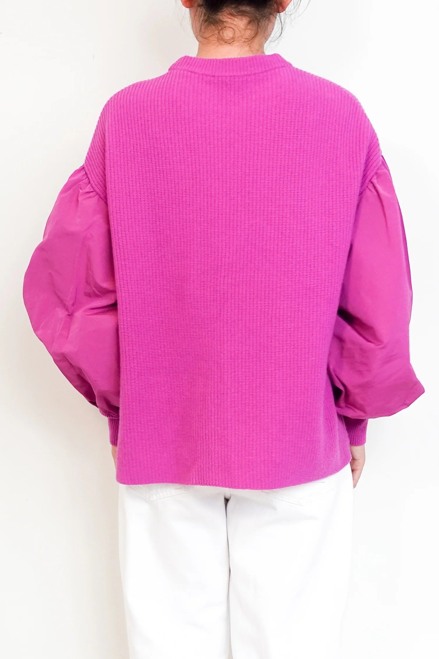 Women's Purple Wool Jumper